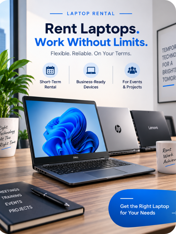 Laptop rental service by Witech Solutions